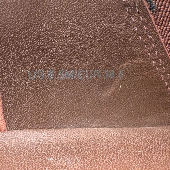 Vince Warren Brown Suede Slip On Platform Sneakers Womens Size 8.5 - Picture 7 of 15